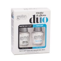 Gelish Matte & Gloss Duo - Top It Off & Matte Top It Off Top Coat 15ml