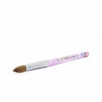 Pinched Pastel Glitter Acrylic Brush - Size 10