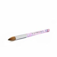 Pinched Pastel Glitter Acrylic Brush - Size 12