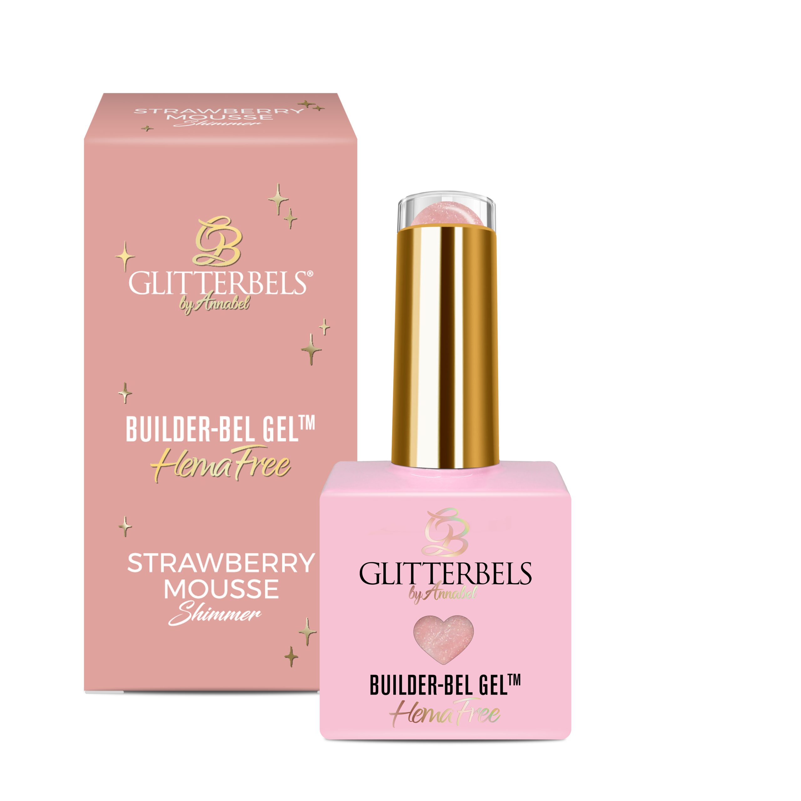 Strawberry Mousse - Hema Free Builder Gel