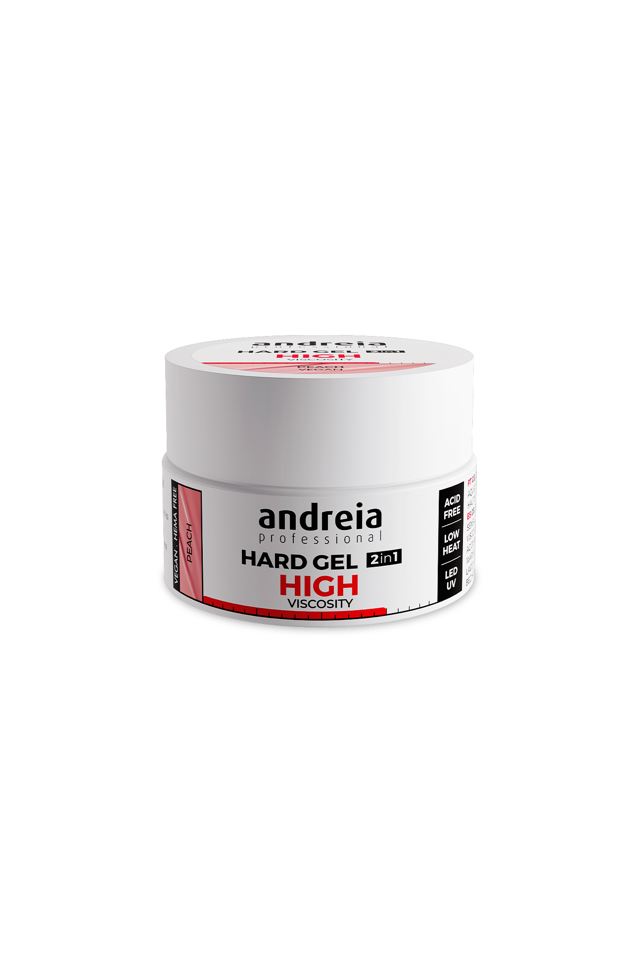 Hard Gel 2 In 1 -Peach 22g