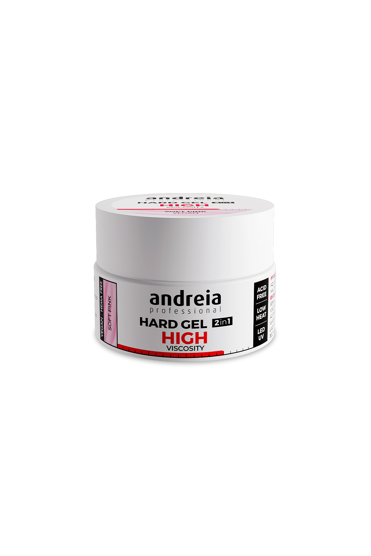 Hard Gel 2 In 1 - Soft Pink 22g