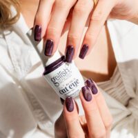 Gelish Cat Eye - Landing on Mars (Orange Swirl Effect)