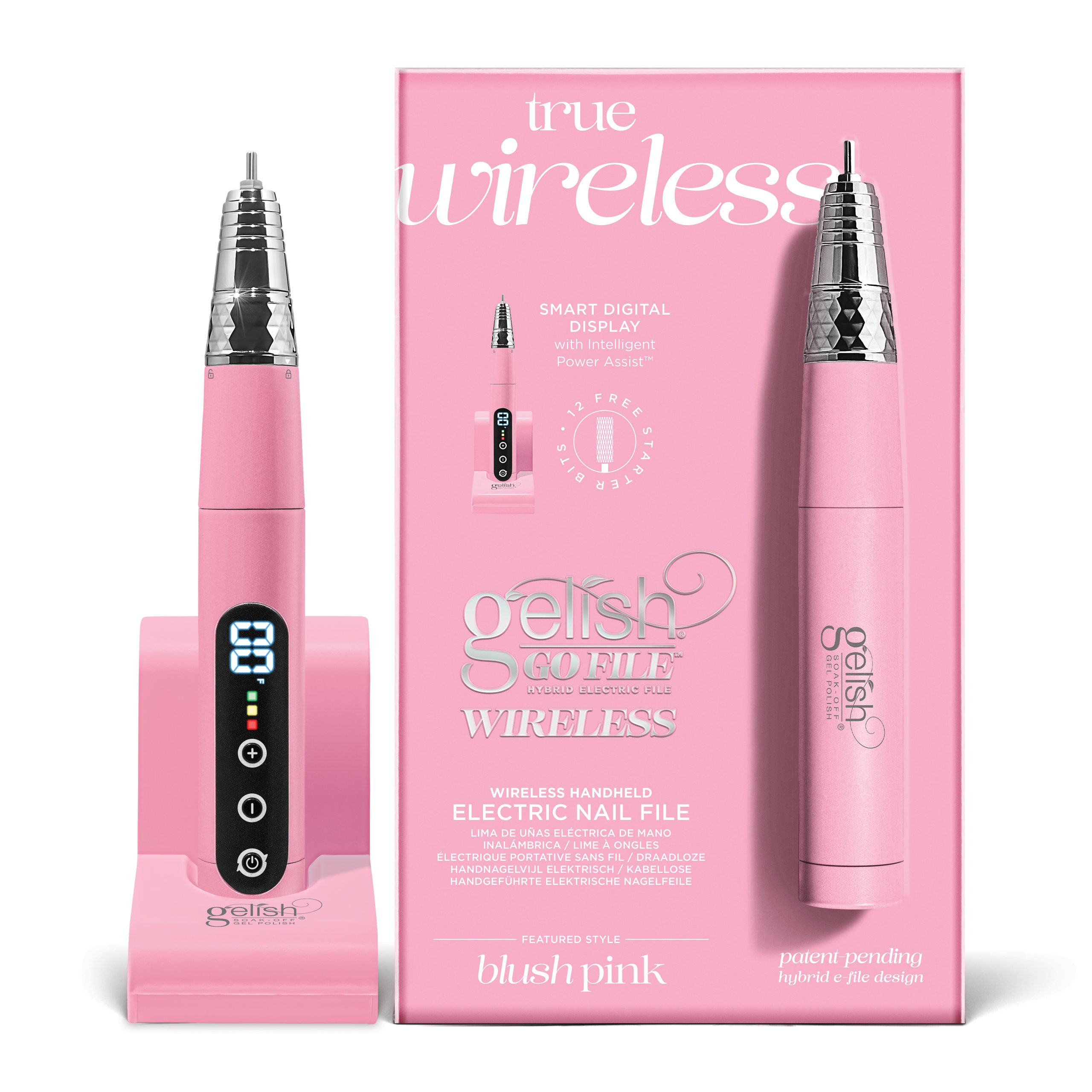Gelish Go File Wireless - Blush Pink